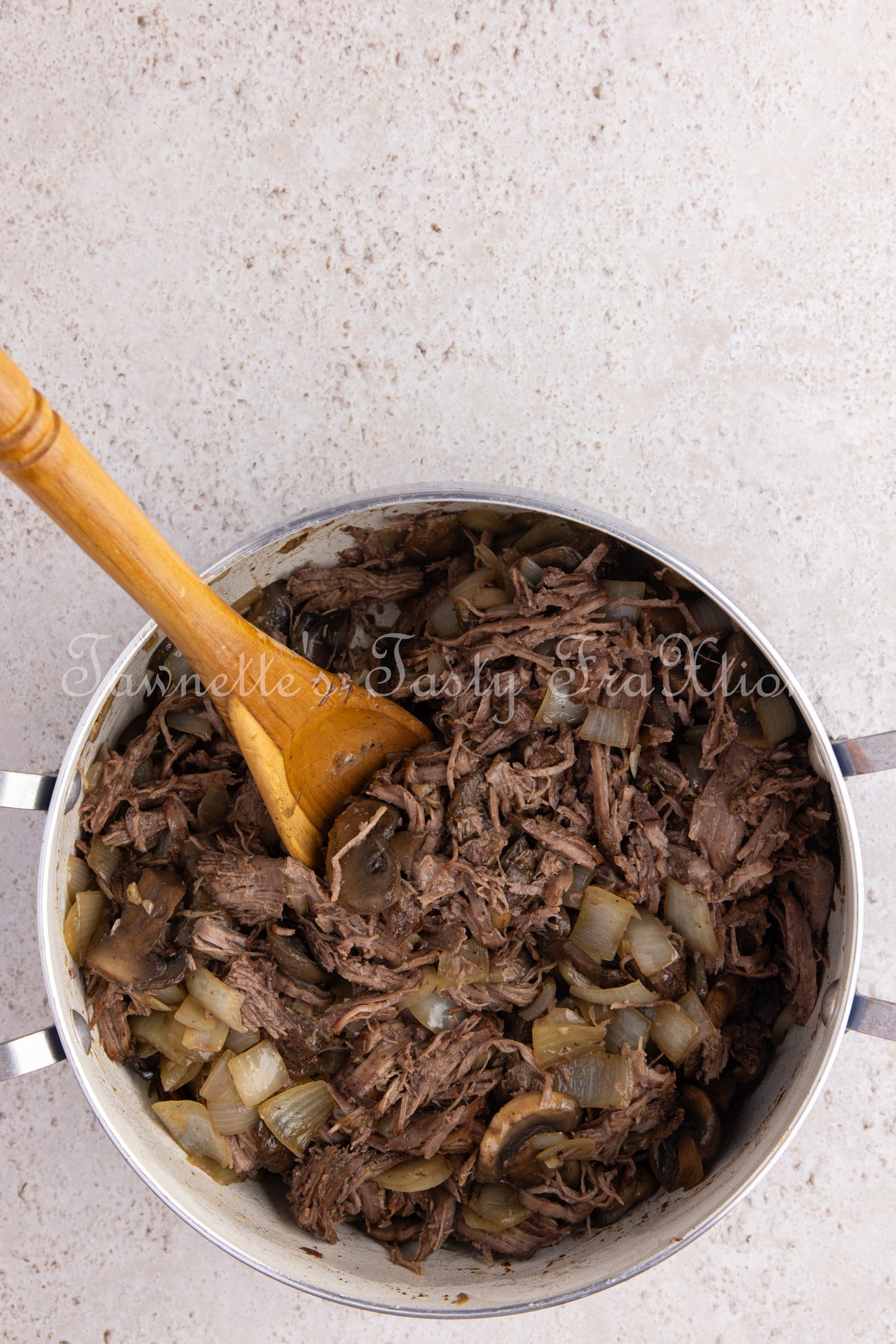 Shredded Beef Stroganoff