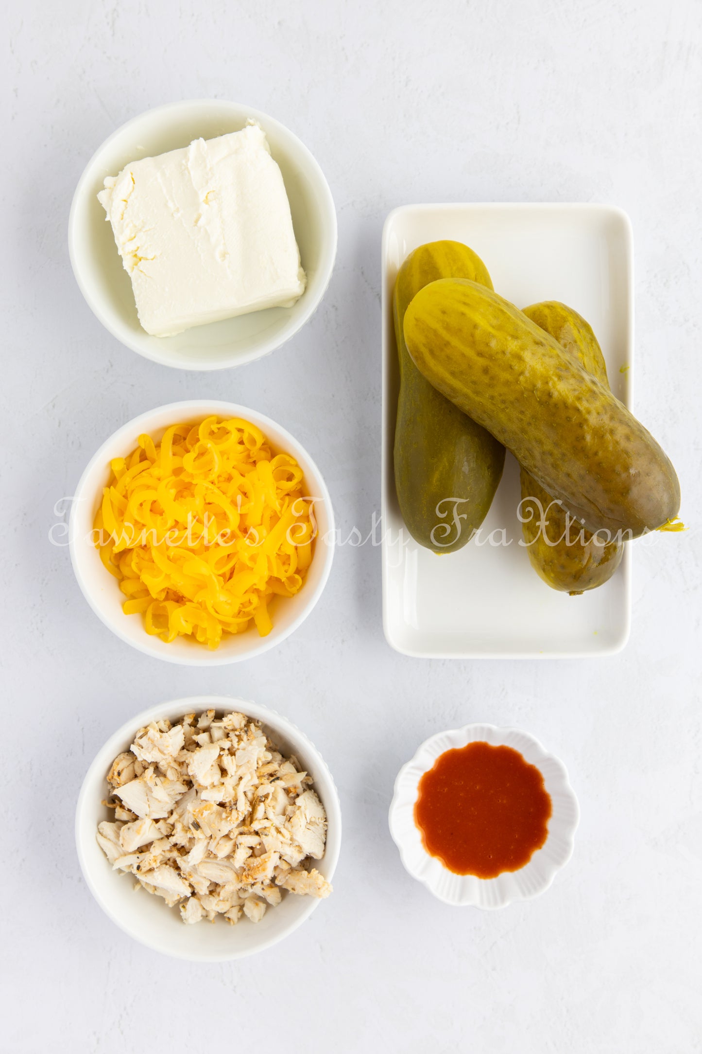 *Buffalo Chicken Stuffed Air Fried Pickles