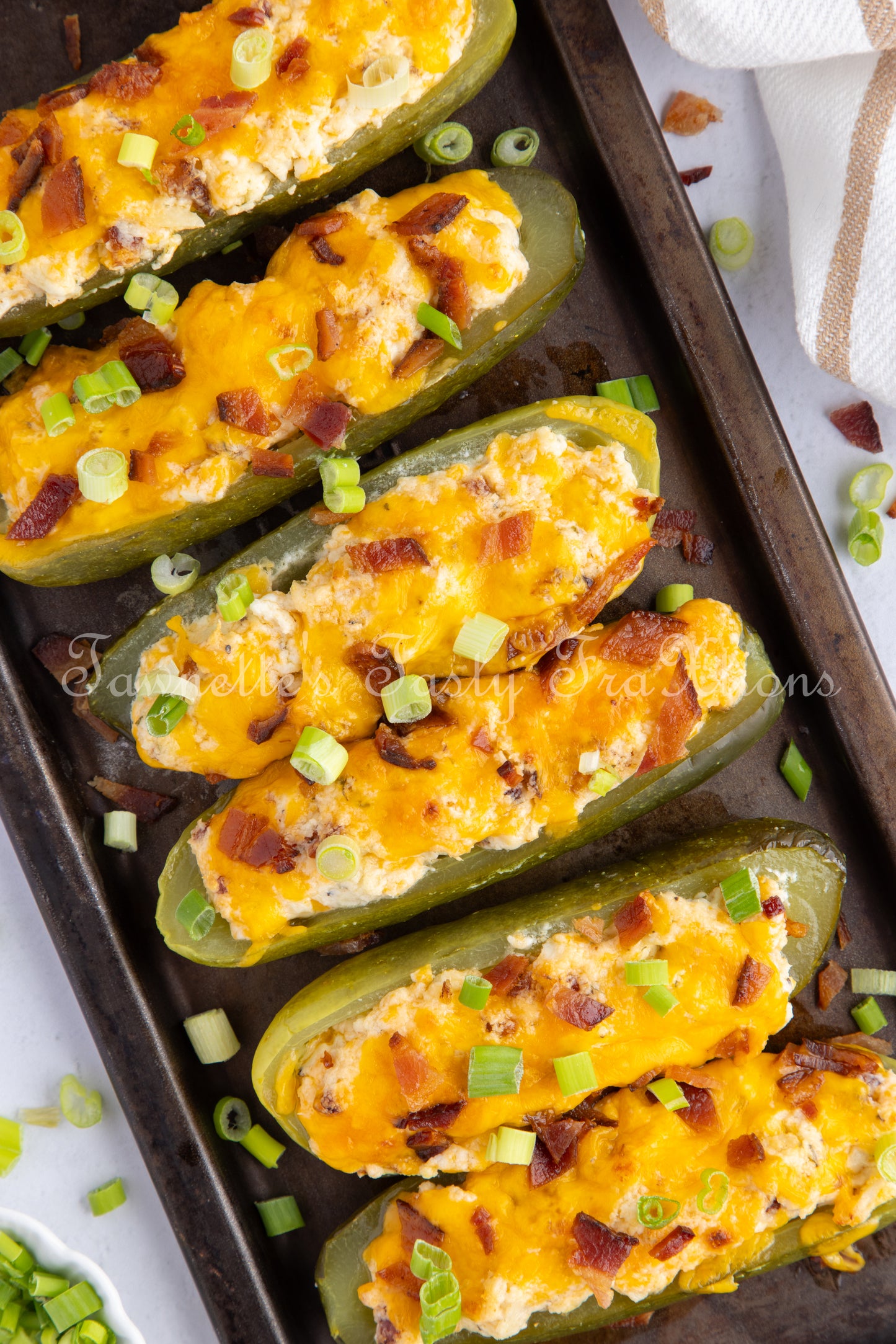 *Chicken Bacon Ranch Stuffed Air Fried Pickles