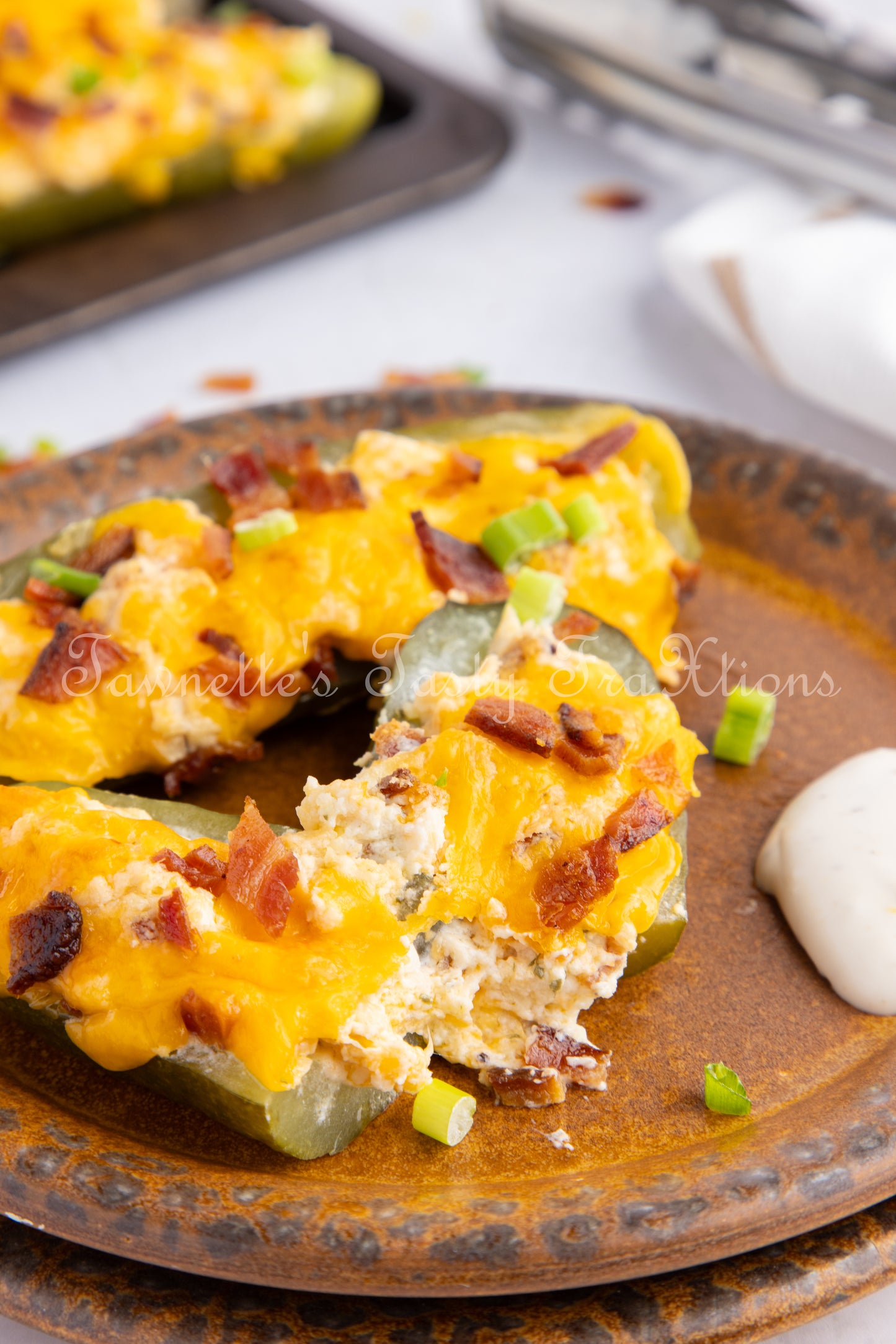 *Chicken Bacon Ranch Stuffed Air Fried Pickles