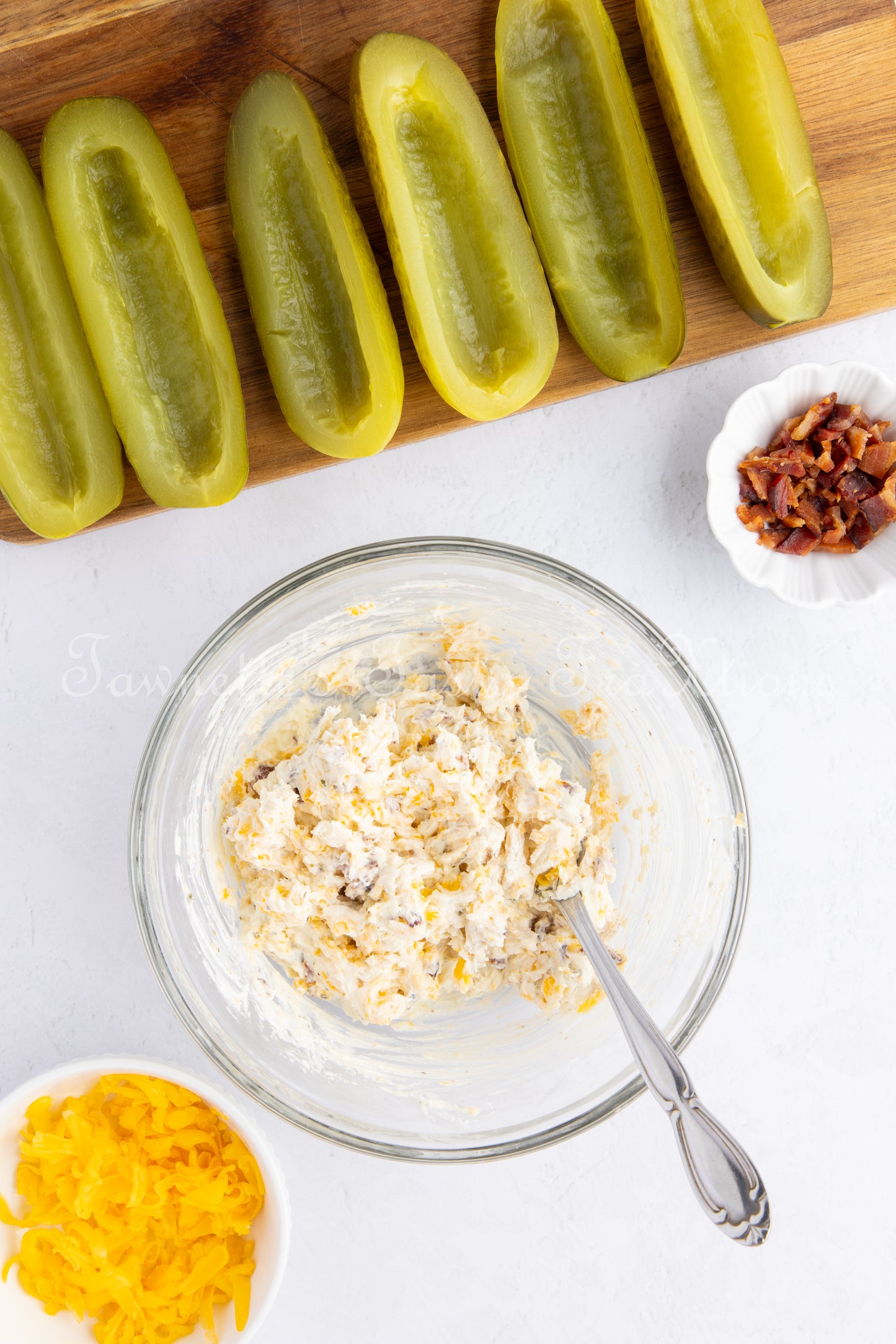 *Chicken Bacon Ranch Stuffed Air Fried Pickles