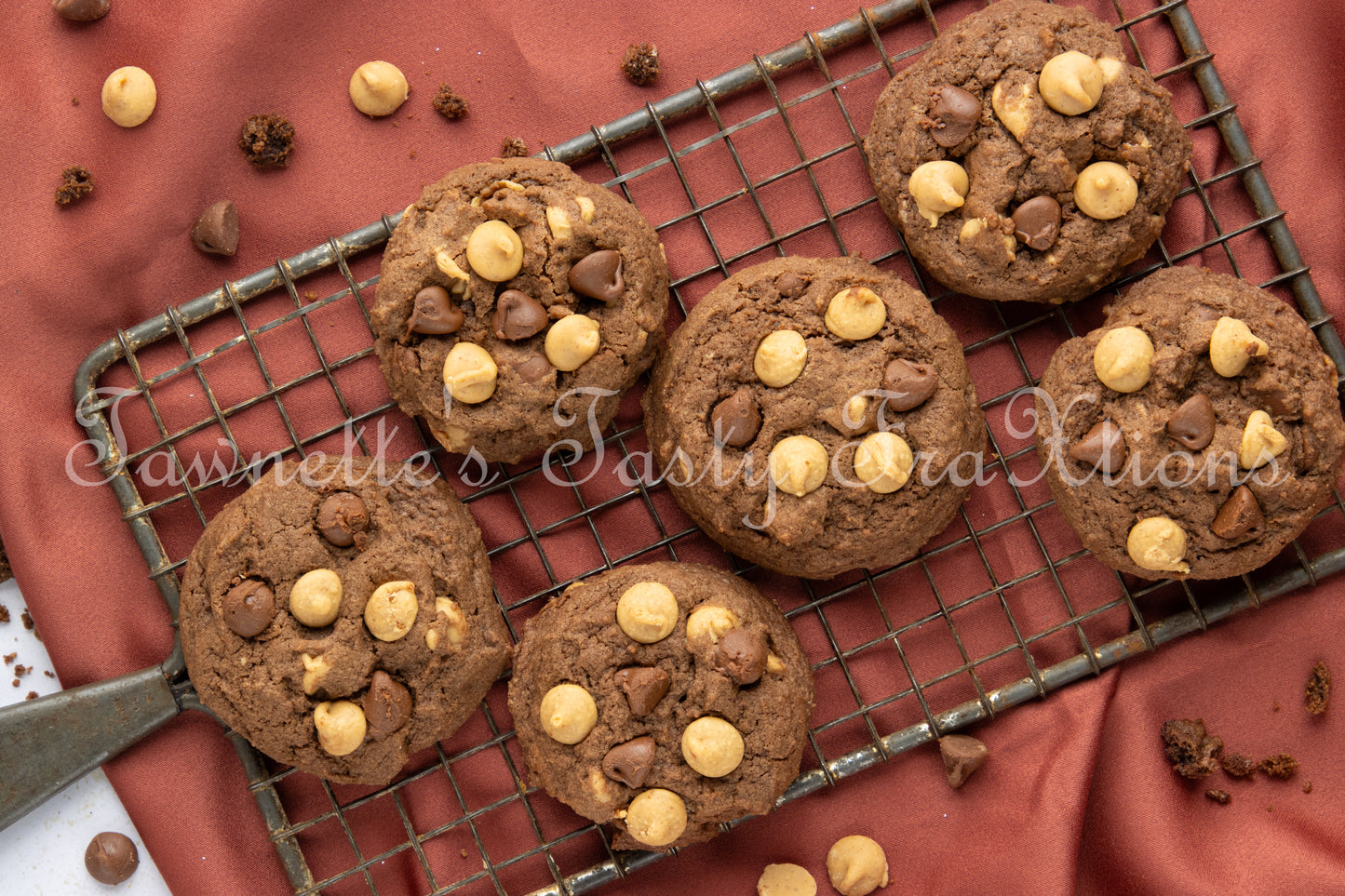 Chocolate - Chocolate and Peanut Butter Chip Cookies