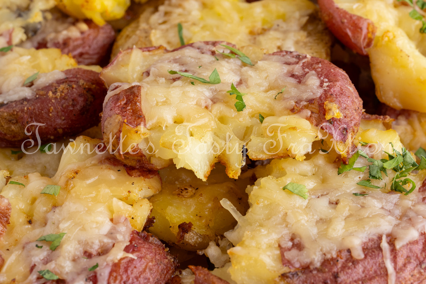 Crispy Parmesan Smashed Potatoes