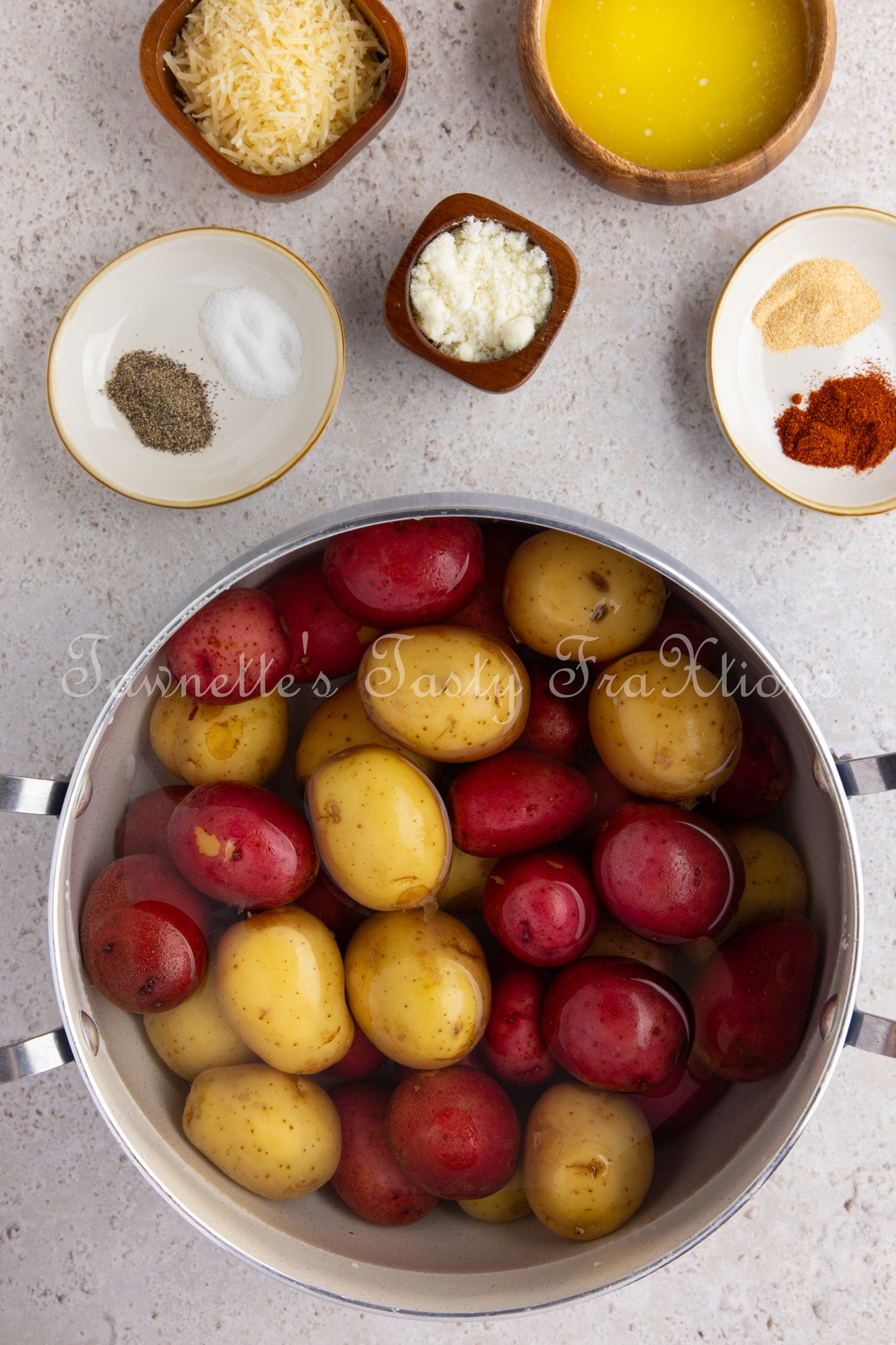 Crispy Parmesan Smashed Potatoes