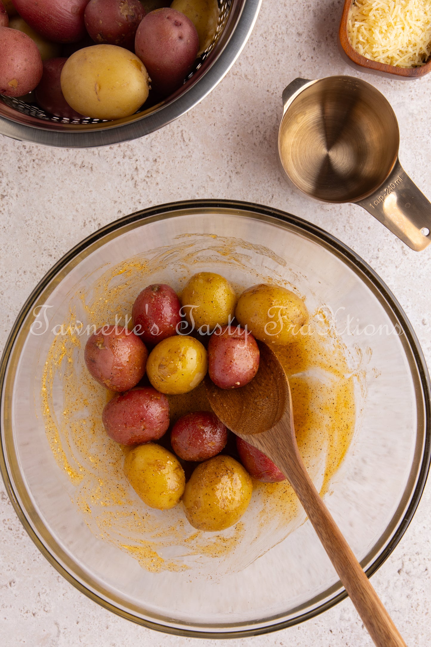 Crispy Parmesan Smashed Potatoes