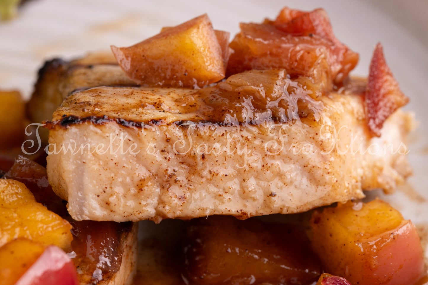 Grilled Pork Chops (with Rhubarb & Apple Chutney)