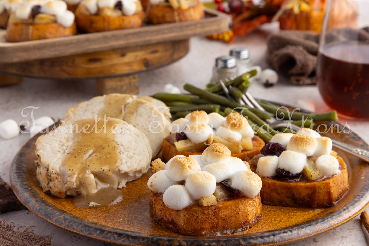 Loaded Sweet Potato Rounds