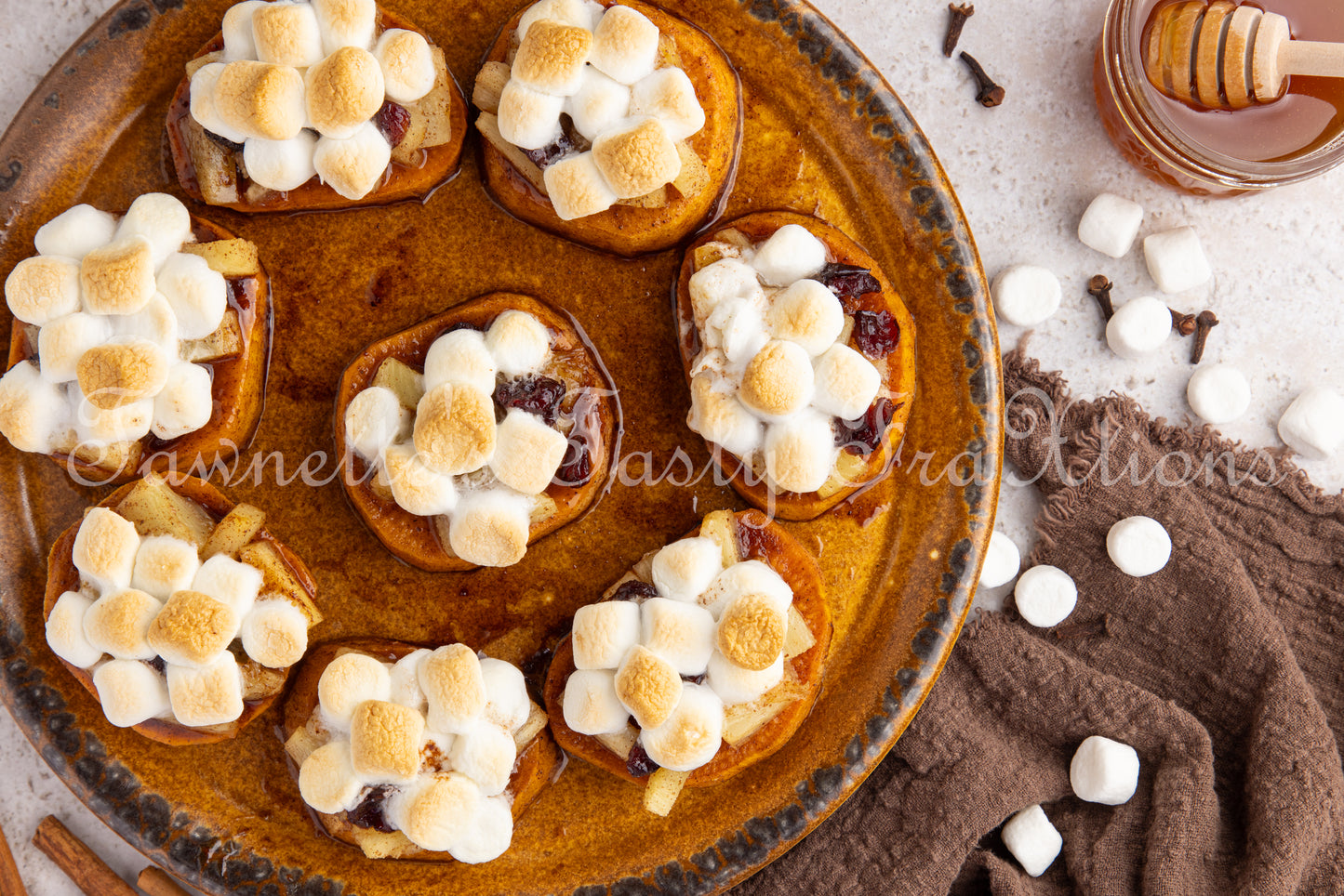 Loaded Sweet Potato Rounds