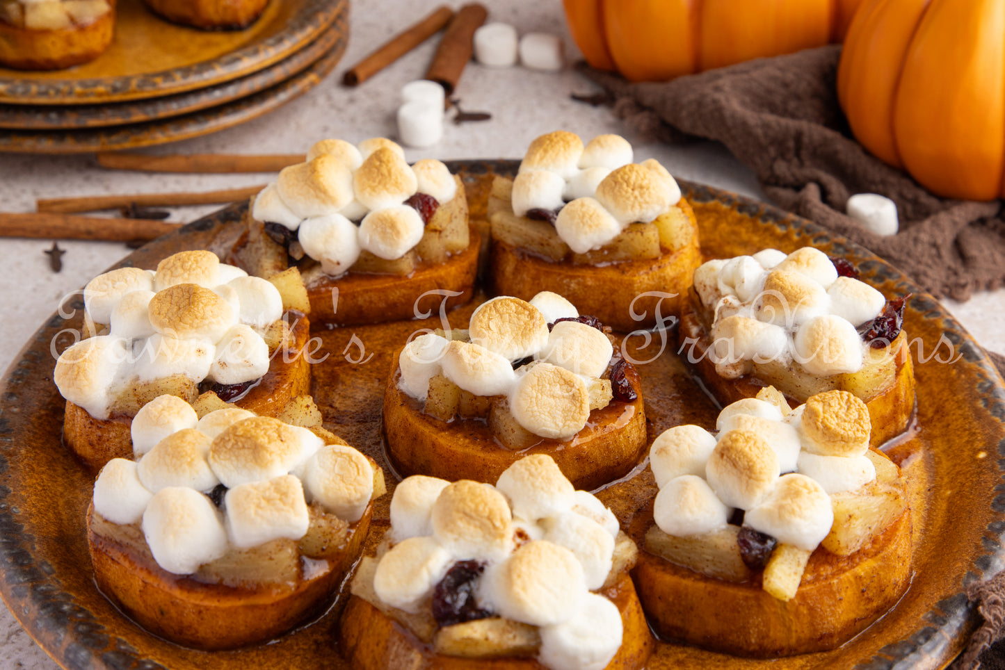 Loaded Sweet Potato Rounds