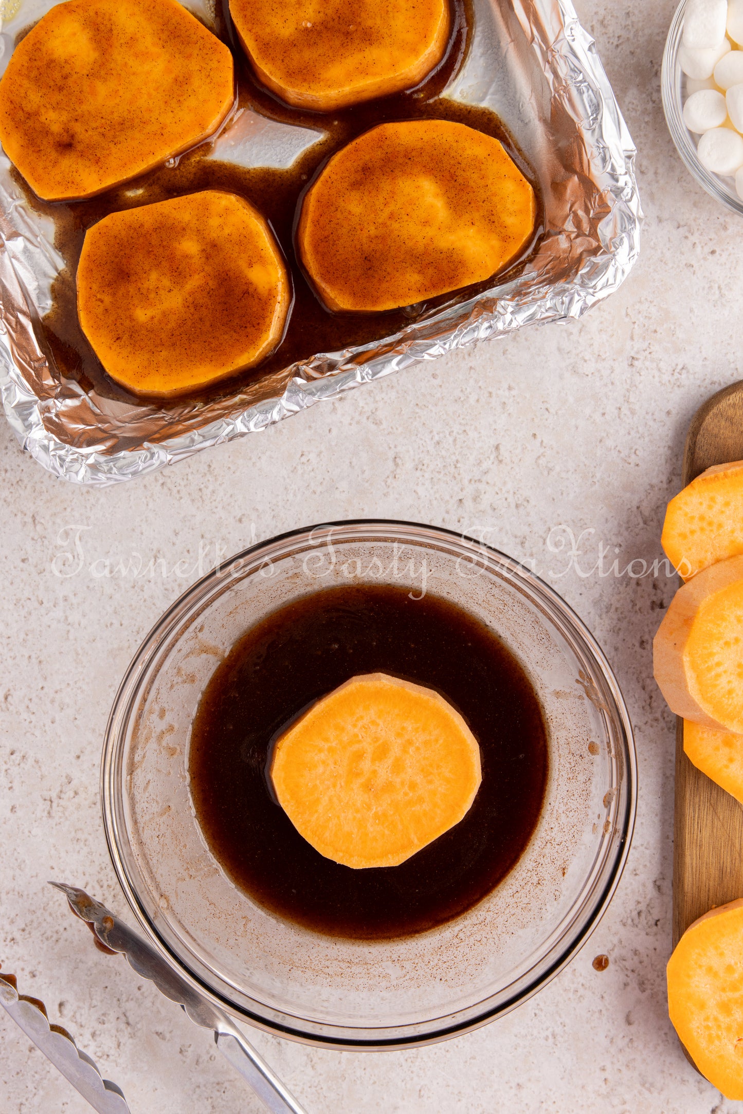 Loaded Sweet Potato Rounds