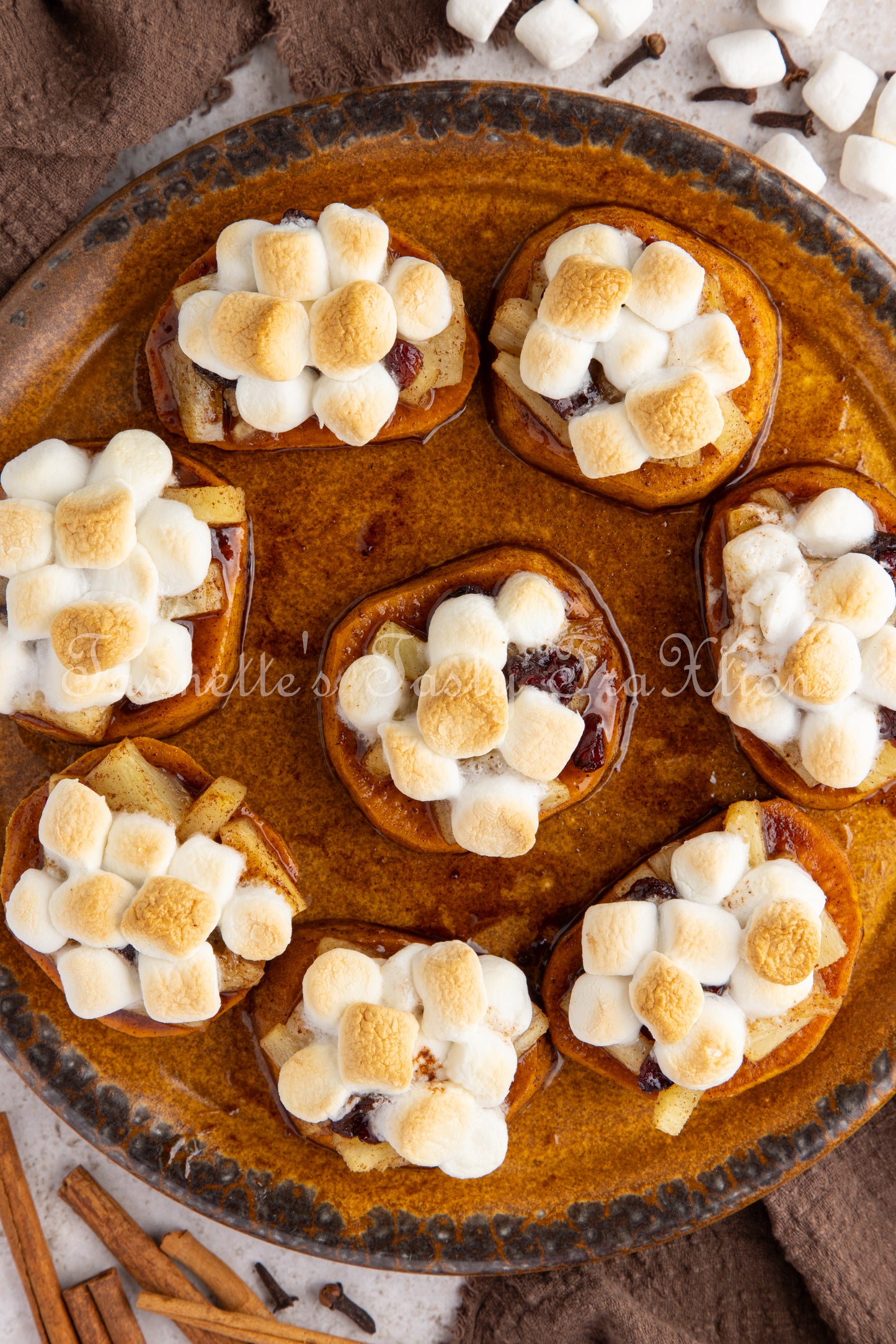 Loaded Sweet Potato Rounds