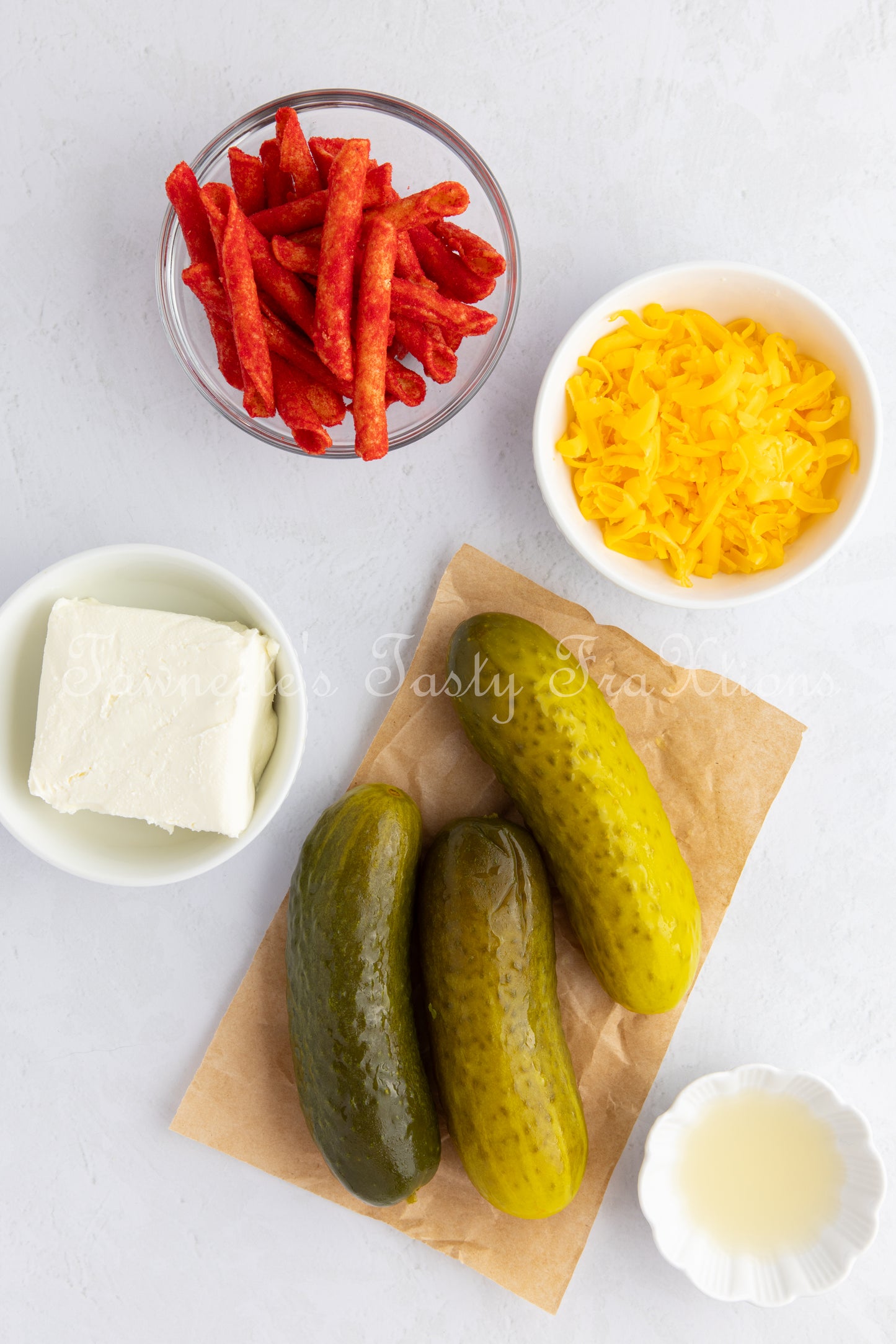 *Takis Crusted Stuffed Air Fried Pickles