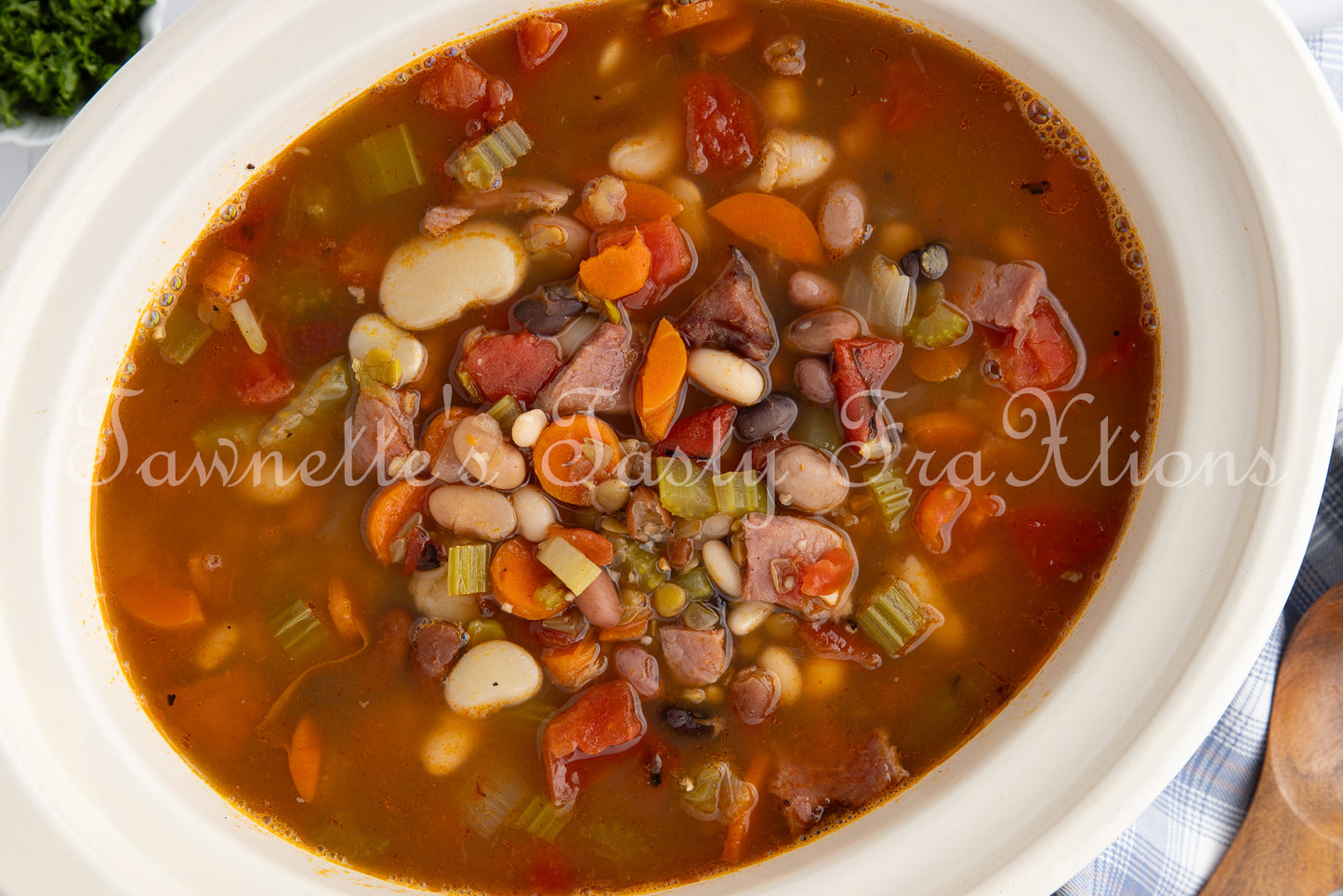 *No-Soak Slow Cooker 15 Bean Soup