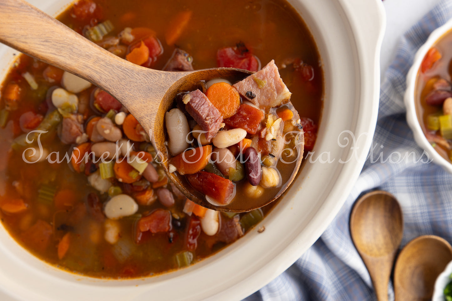 *No-Soak Slow Cooker 15 Bean Soup