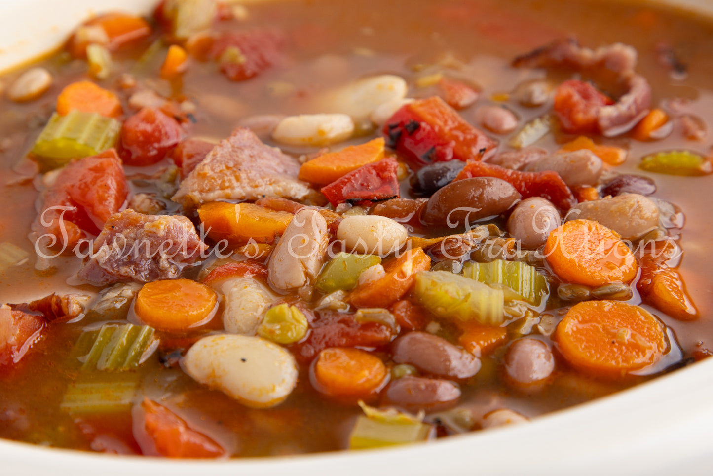 *No-Soak Slow Cooker 15 Bean Soup