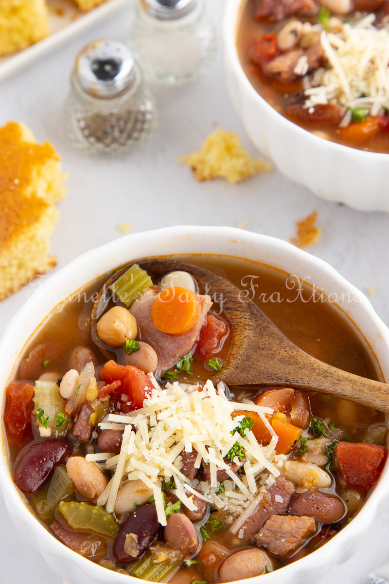 *No-Soak Slow Cooker 15 Bean Soup