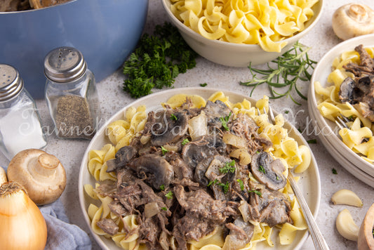 Shredded Beef Stroganoff