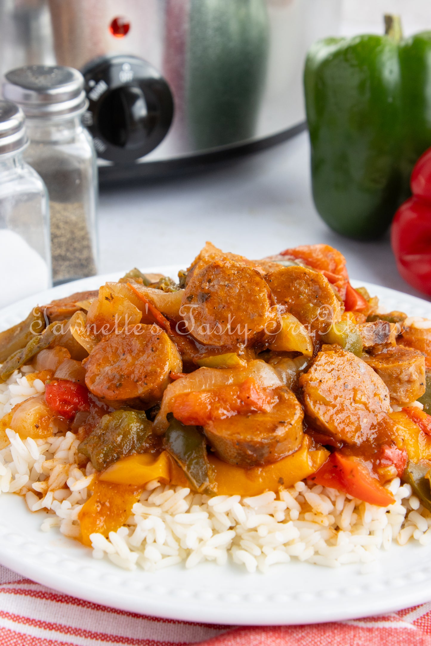 Crockpot Sausage and Peppers