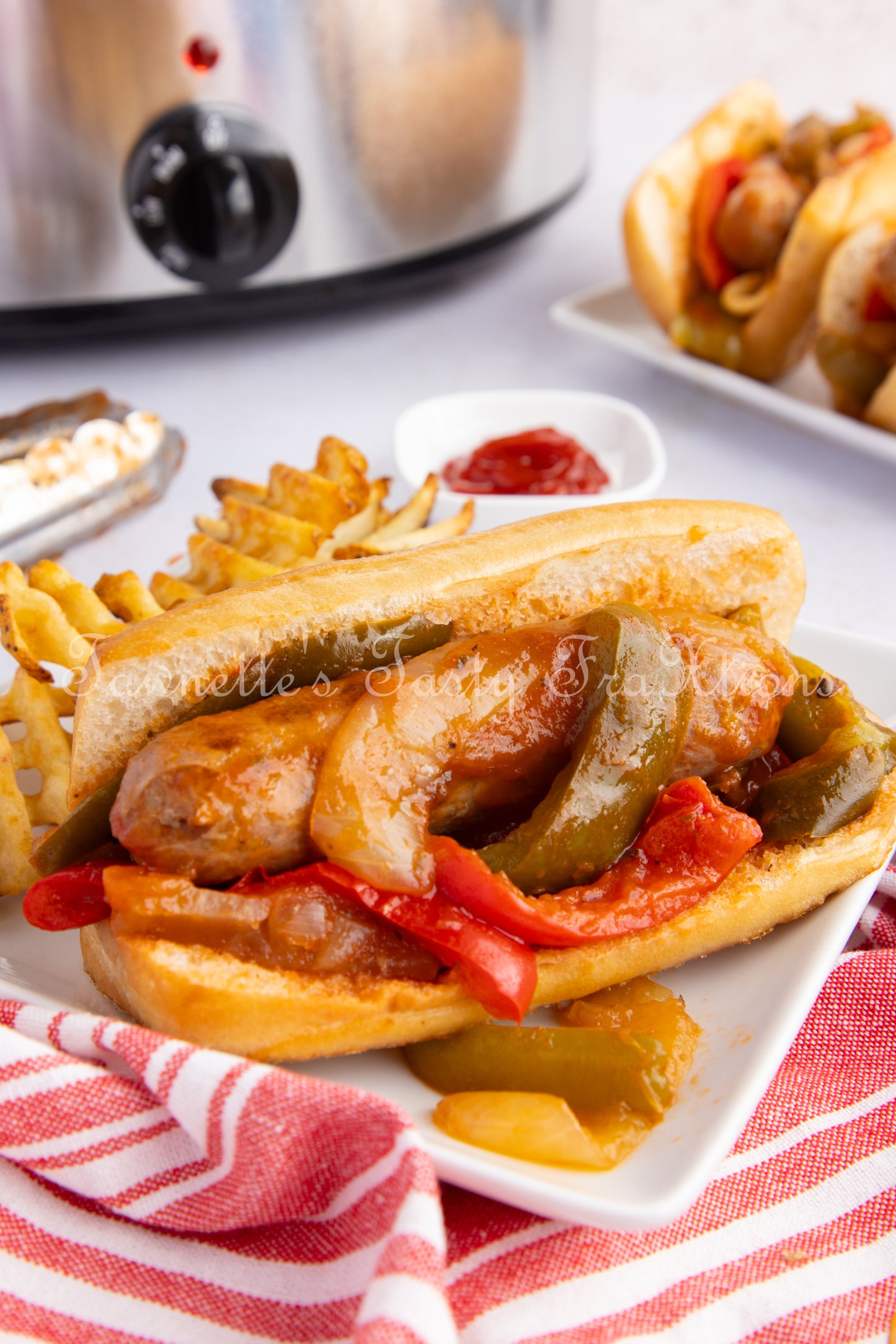 Crockpot Sausage and Peppers