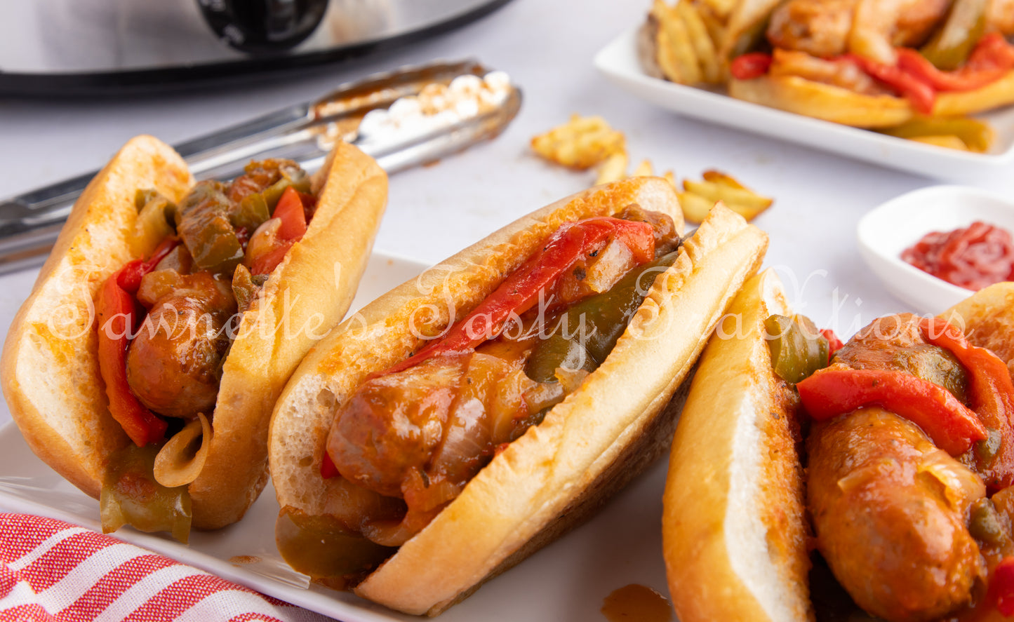 Crockpot Sausage and Peppers