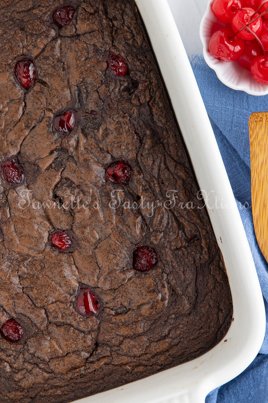Easy Double Cherry Chocolate Brownies - Semi Exclusive (Set 2)