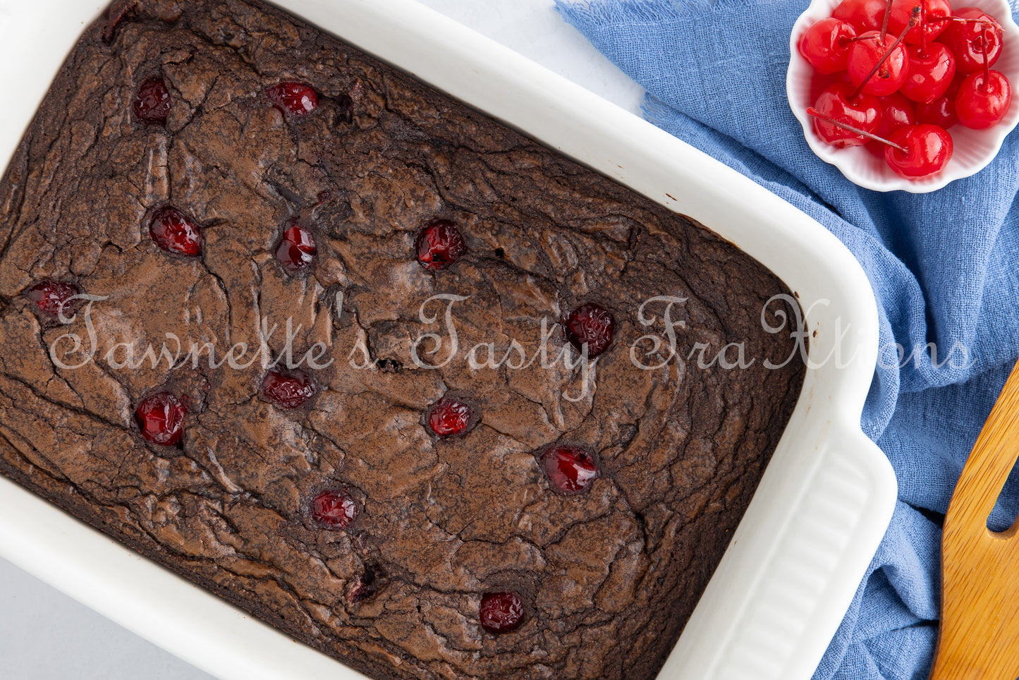 Easy Double Cherry Chocolate Brownies - Semi Exclusive (Set 2)