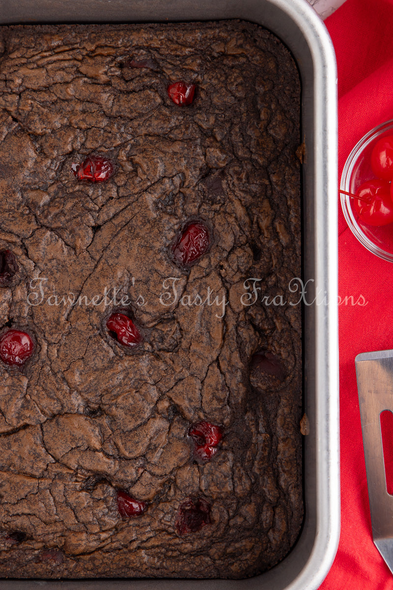 Easy Double Cherry Chocolate Brownies - Semi Exclusive (Set 1)