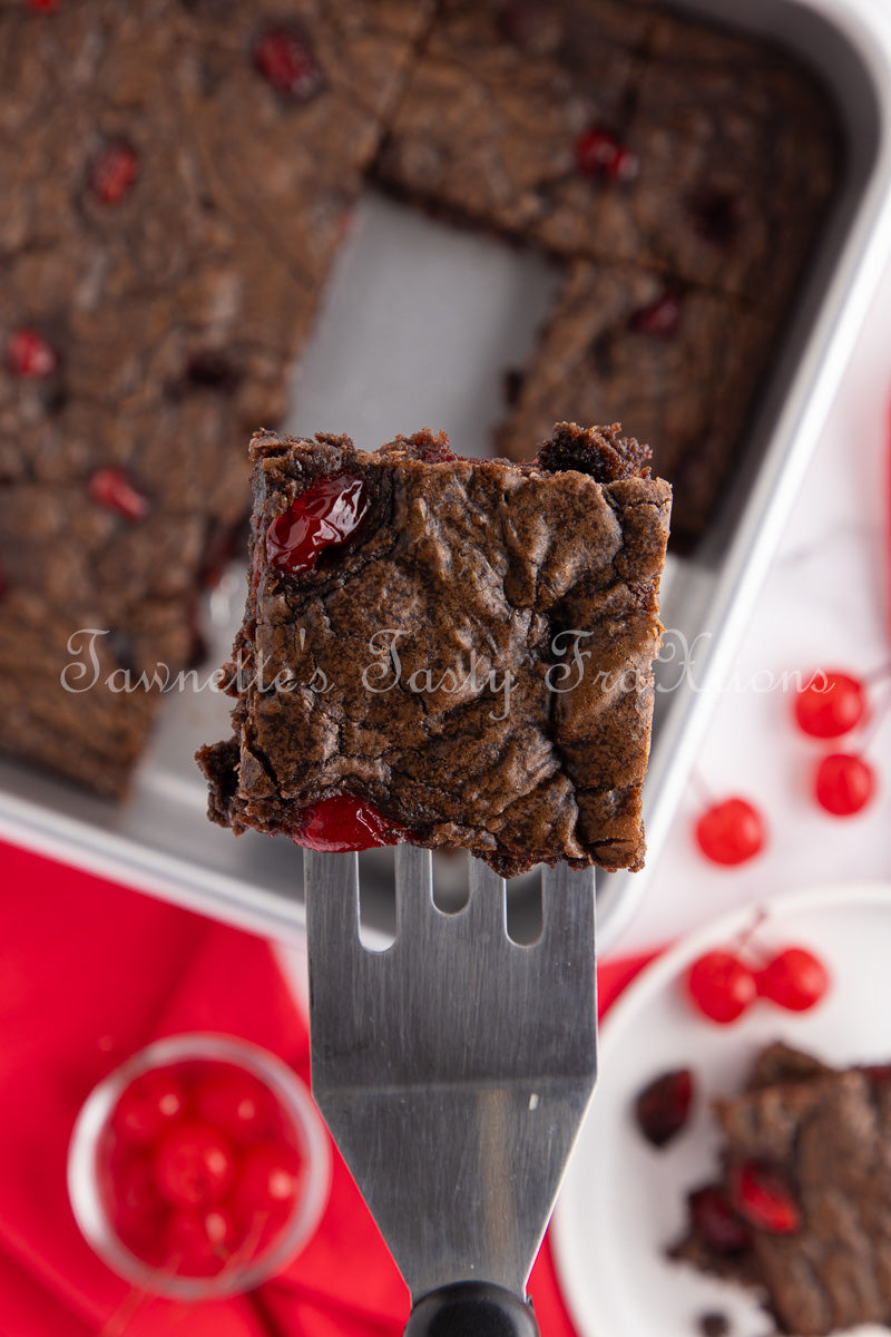 Easy Double Cherry Chocolate Brownies - Semi Exclusive (Set 1)