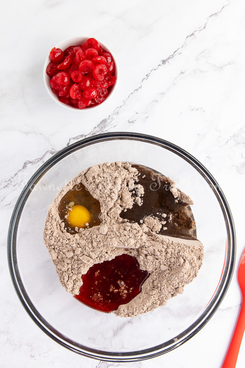 Easy Double Cherry Chocolate Brownies - Semi Exclusive (Set 1)