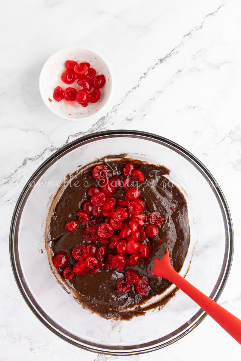 Easy Double Cherry Chocolate Brownies - Semi Exclusive (Set 1)