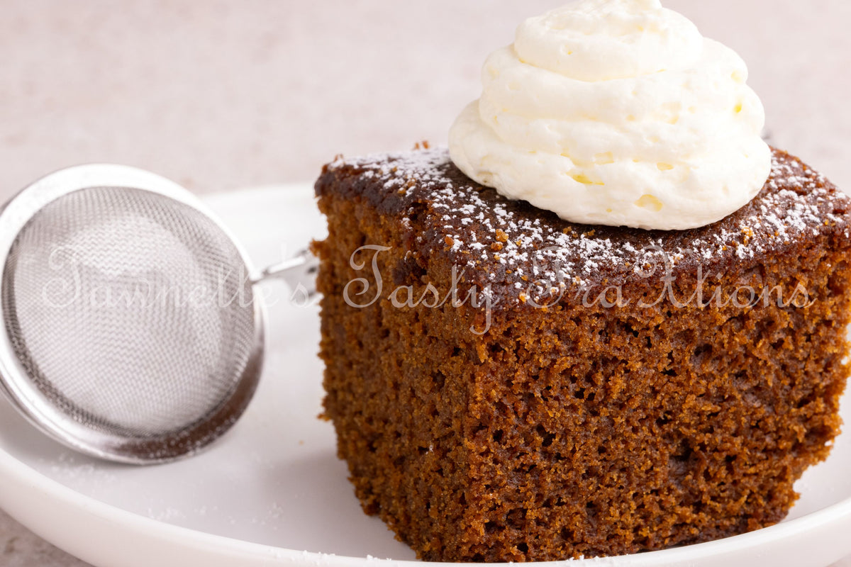 *Gingerbread Cake with Lemon Glaze